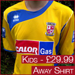 2011/12 Away Shirt - Kids Â£29.99